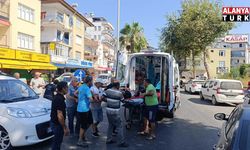 'U' dönüşü yapan araçla çarpışan motosikletteki 2 kişi yaralandı