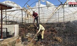 Gazipaşa'da sera yangını