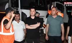Kaymakam Öztürk söndürme çalışmalarını yerinde yönetti