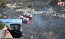 Rüzgarın büyüttüğü yangın villanın bahçesine sıçradı, milyonluk tekne hasar gördü