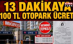 MARKETTEN 20 TL'LİK SU ALDI, 13 DAKİKALIK OTOPARKA 100 TL ÖDEDİ