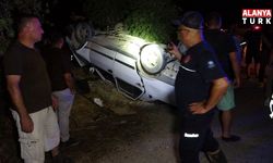 Pehlivanın kullandığı otomobil takla attı: 4 yaralı