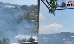 Alanya’da sera yangını! Havadan ve karadan müdahale sürüyor