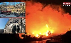 Alanya'da orman yangını muz seralarına sıçradı: 17 hektarlık alan zarar gördü