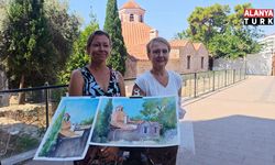Yıllardır yaşadıkları Antalya'nın tarihini tuvale taşıyorlar