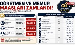 Öğretmen ve memur maaşları zamlandı! İşte temmuz ayı yeni maaş tablosu