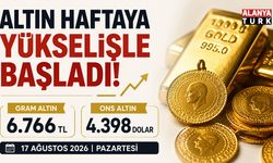 Altın yeni haftaya hızlı başladı! Gram 6 bin 766 TL’yi gördü