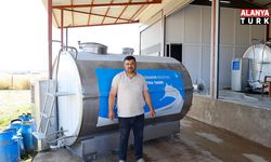 Antalya Büyükşehir Belediyesi’nin süt tankı desteği sürüyor