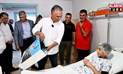 Başkan Uysal’dan sünnet olan çocuklara ziyaret