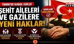 Şehit aileleri ve gazilere yeni haklar! Meclis’ten tarihi düzenleme