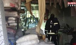 Kaynaktan çıkan kıvılcımlar bayan kuaföründe yangın çıkardı