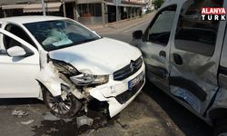 Dönüş için geniş manevra aldı, kaza kaçınılmaz oldu