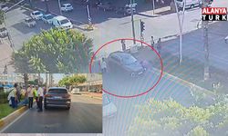 Otomobilin çarptığı kadın metrelerce savruldu