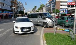 Antalya'da ağır çekim gibi kaza
