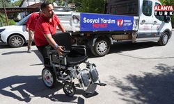 Başkan Kocagöz engelli vatandaşın akülü sandalye talebini saatler içinde yerine getirdi