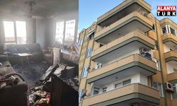 Alanya'da apartman dairesinde çıkan yangın söndürüldü