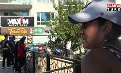 Antalya'da Fransız turistin 3 saatlik vicdan nöbeti