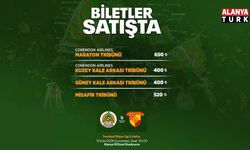Alanyaspor-Göztepe maçının biletleri satışta