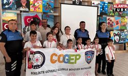Çocuklar turnuvada yarıştı, güvenlik bilinci güçlendi
