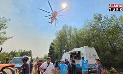 Yangın bölgesinde Diyanet ekiplerinden dayanışma eli
