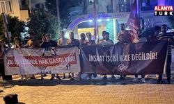 Alanya’da otel inşaatında işçi eylemi: 27 milyon liralık alacak iddiası