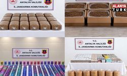 Antalya'da 3 milyon üzerinde makaron, 1 tona yakın tütün ele geçirildi