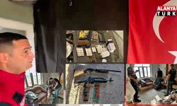 Uyuşturucuyu Türk bayrağıyla kamufle etmeye çalıştılar, jandarmanın gözünden kaçmadı