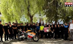 Gazipaşa’da “Kask Candır” projesiyle motosiklet sürücülerine uyarı
