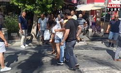Yayaya yol veren araçların arasından geldi, yayaya çarpıp kaçtı