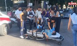 Manavgat'ta motosiklet ile otomobil çarpıştı: 2 yaralı
