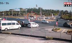 Manavgat'ta feci kaza kamerada: 1 yaralı