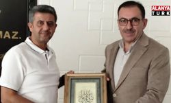 Müftü Seven’den Nüfus Müdürü Karlıbaş’a ziyaret