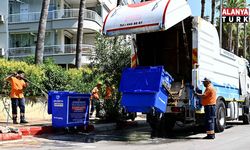 Muratpaşa'da çöp konteynerlerinde hijyen mesaisi