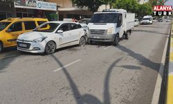 Direksiyon eğitimi alan kursiyerin ani freni kazayı beraberinde getirdi