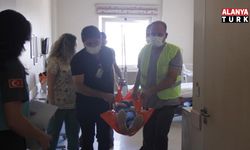 Hastanede gerçeği aratmayan yangın tatbikatı