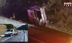 Antalya'da iki ayrı trafik kazasında 2 kişi yaralandı