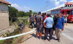 Antalya'da su kanalına düşen traktörün sürücüsü hayatını kaybetti
