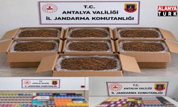 Alanya ve Döşemealtı'nda kaçak tütün operasyonu