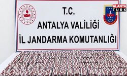 Manavgat’ta valizden 6 bin 540 sentetik hap çıktı