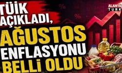 Enflasyonda ağustos rakamı açıklandı: Yıllık oran yüzde 31,51