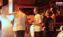 Korku dolu gözlerle izlediler: Daire alev alev yandı, mahalleli sokağa döküldü