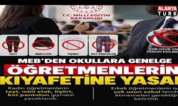 MEB’den öğretmenlere kıyafet düzenlemesi: Önlük dönemi başlıyor