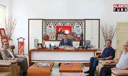 YUSUF YILMAZ, ALANYA MÜFTÜSÜ MEHMET SEVEN’İ AĞIRLADI