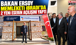 Bakan Ersoy memleketi İbradı'da 2 yeni eserin açılışını yaptı