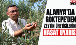 Alanya'da Göktepe’den zeytin üreticilerine hasat uyarısı