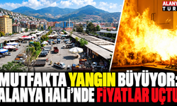 Mutfakta yangın büyüyor: Alanya Hali’nde fiyatlar uçtu