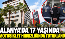 Alanya’da Çalıntı Motosikletle Yakalandı