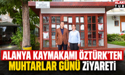 Kaymakam Öztürk’ten Muhtara Ziyaret