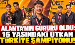 Alanya'nın gururu oldu: 16 Yaşındaki Utkan Türkiye Şampiyonu!