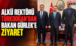 ALKÜ Rektörü Türkdoğan'dan Bakan Gürlek'e ziyaret